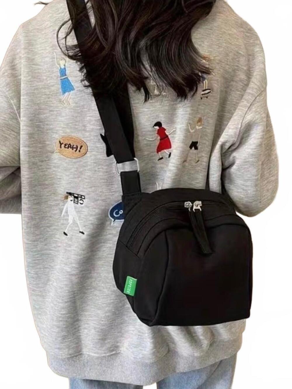 New -Super Cute & Fabulous -Mini Backpack Style -Crossbody Bag -Black
